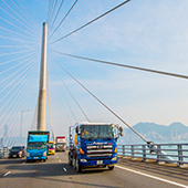 Alliance Truck on bridge